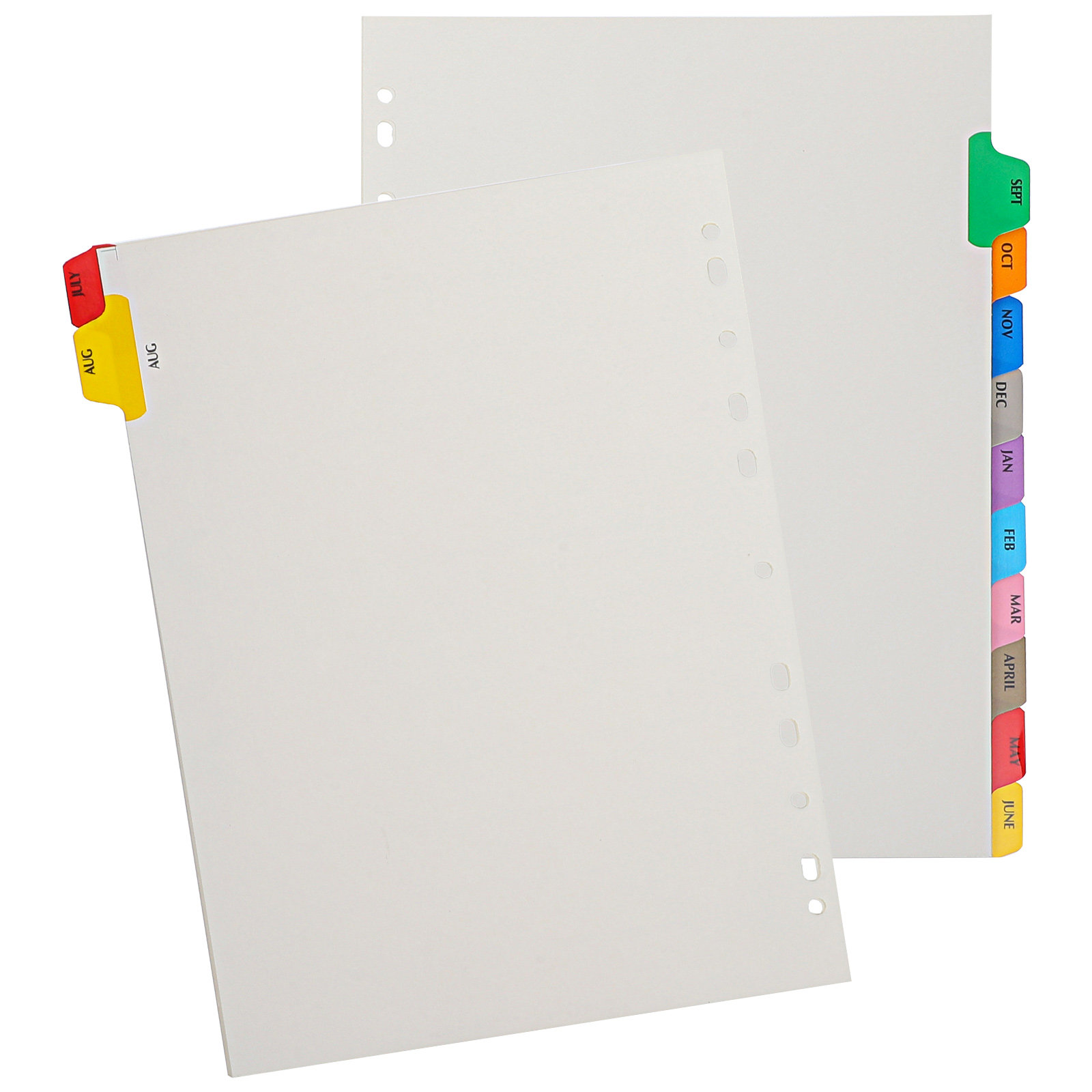 12Sheets Index Binder Dividers - Tab Divider A4 recension och pris