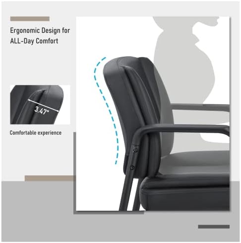Office Guest Chair Waiting Roo - Leather Desk Pad recension och pris