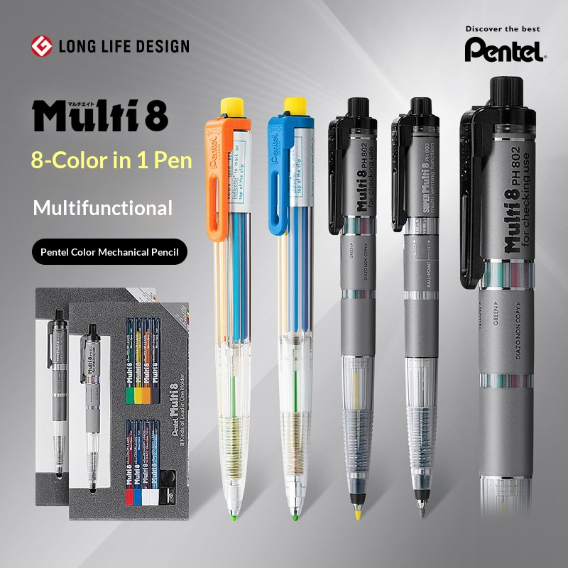 Pentel Multi 8 in 1 Color Mech - Staedtler Pencil Lumocolor recension och pris