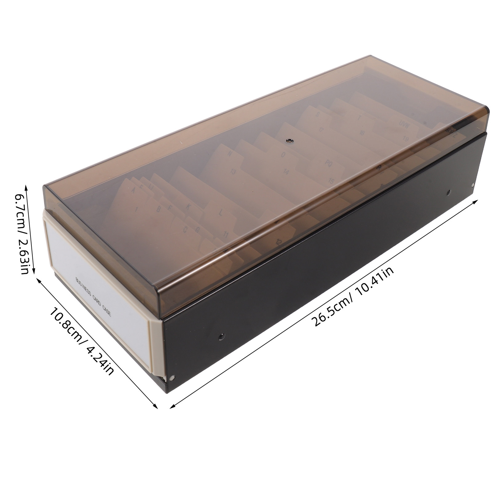 Large Capacity Business Card H - Card Index Box recension och pris