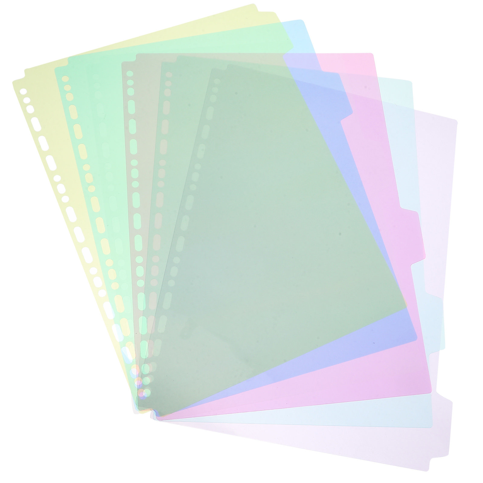6Pcs File Binder Tabbed Divide - Tab Divider A4 recension och pris