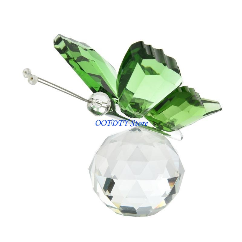 367A Crystal Butterfly Figurin - Paper Weight Crystal recension och pris