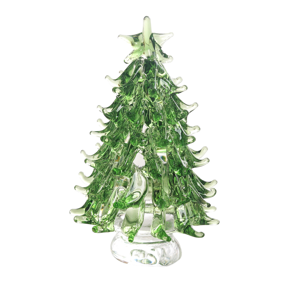 2Pcs Crystal Christmas Tree Fi - Paper Weight Crystal recension och pris