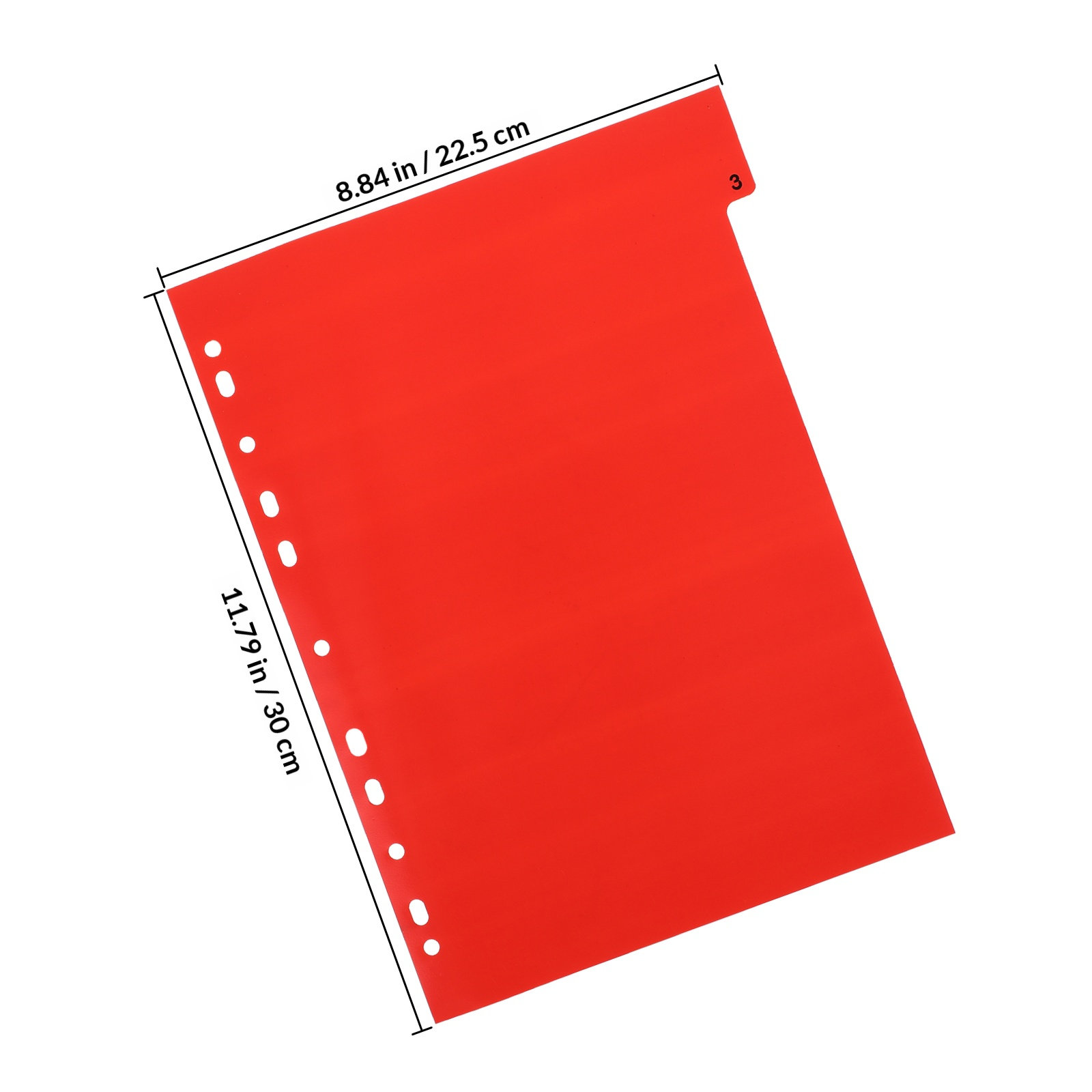 20 Pages A4 Colorful Plastic T - Tab Divider A4 recension och pris